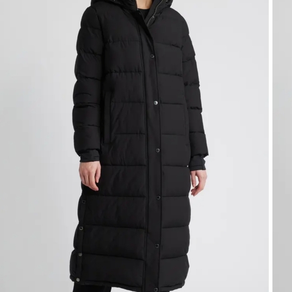 NWT Women's  BCB Generation  FEATHER Free Eco Friendly Fill Midi-Length Puffer - Picture 1 of 10
